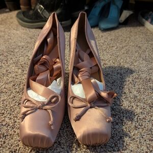 Chic Satin Lace-Up Heels